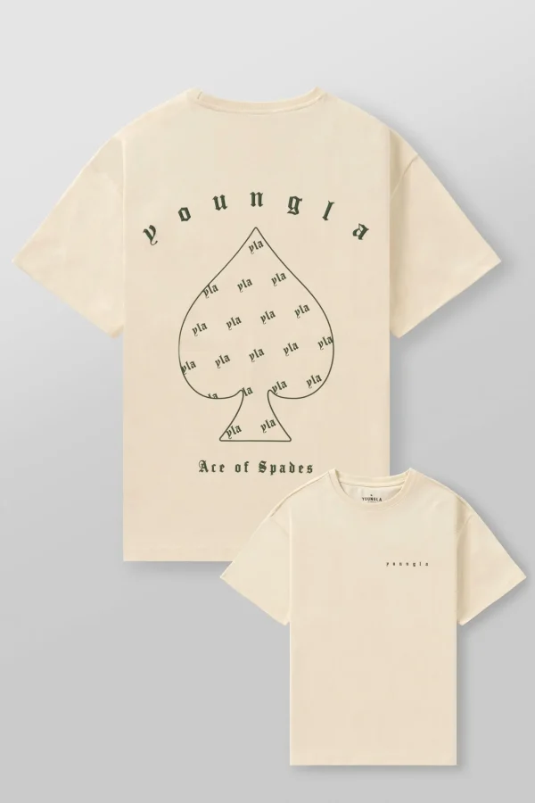 Youngla Shirts<4098-Ace Of Spades Tees