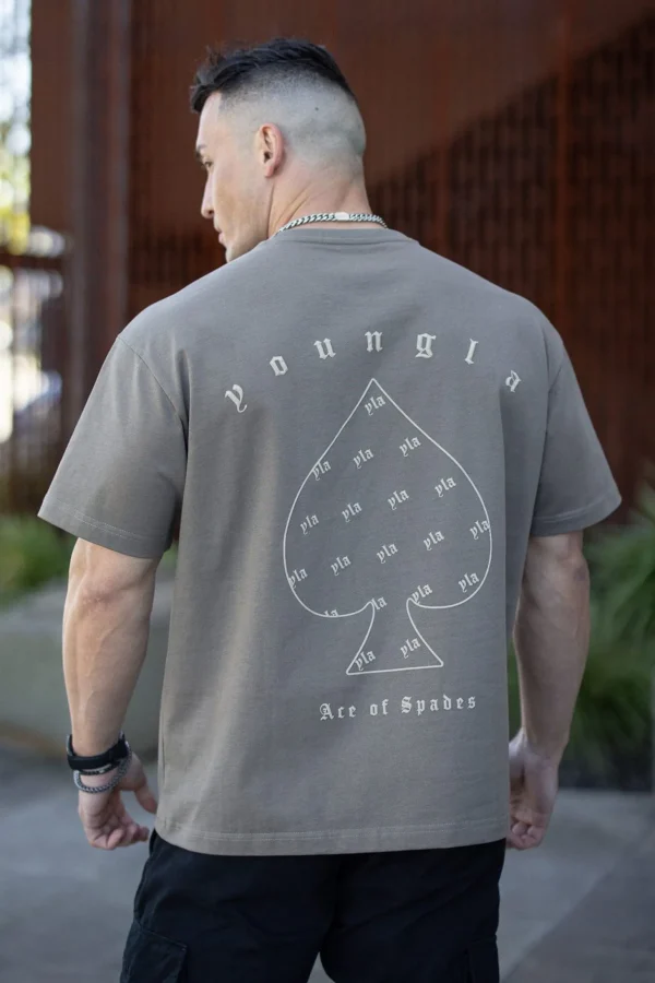 Youngla Shirts<4098-Ace Of Spades Tees