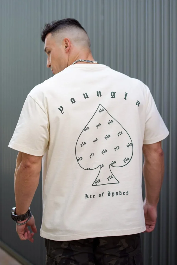 Youngla Shirts<4098-Ace Of Spades Tees