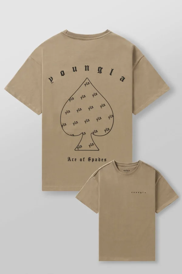Youngla Shirts<4098-Ace Of Spades Tees