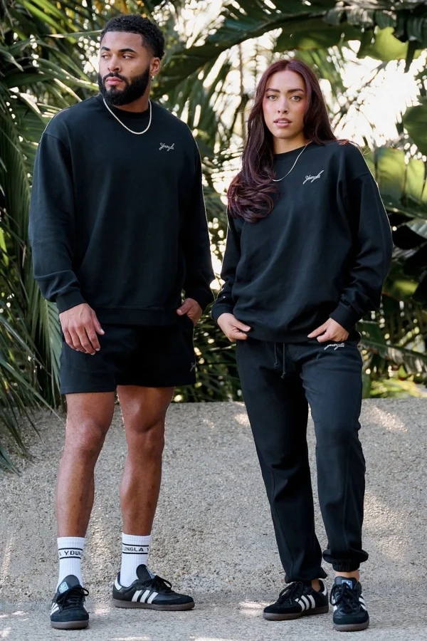 Youngla Shirts<5004-Cloud Comfort Set-Crewneck