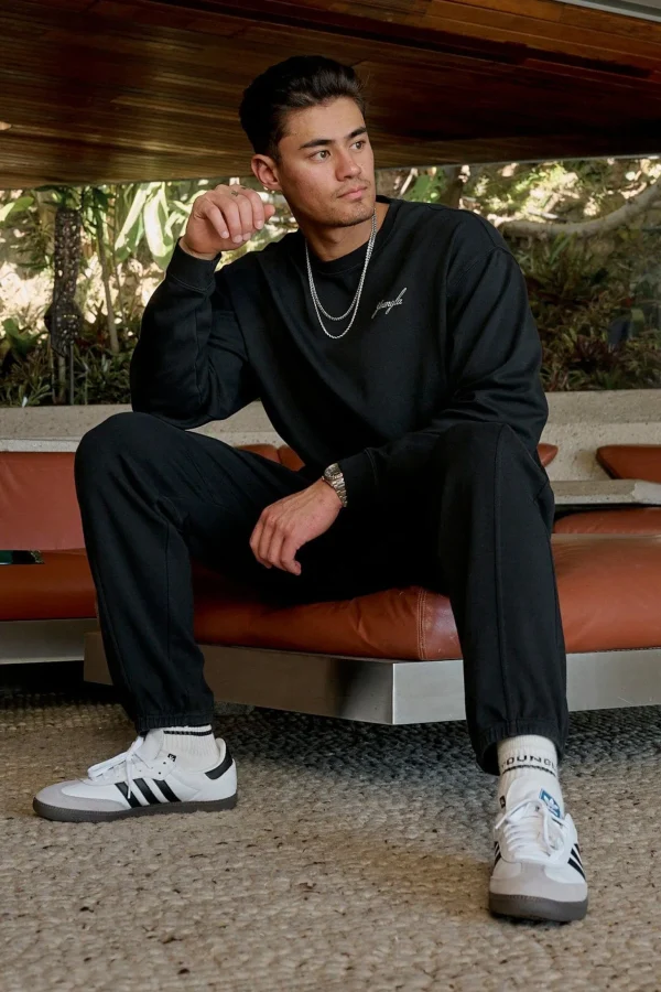 Youngla Shirts<5004-Cloud Comfort Set-Crewneck