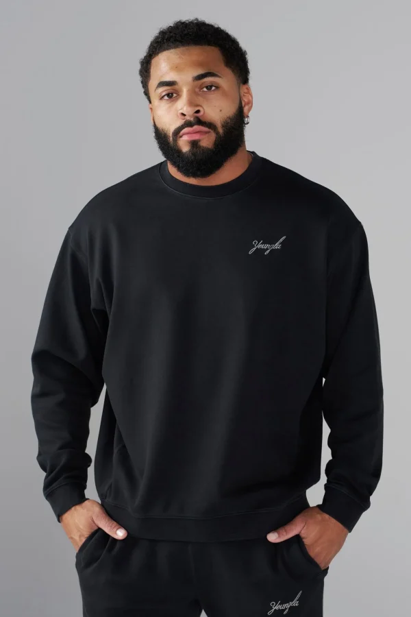 Youngla Shirts<5004-Cloud Comfort Set-Crewneck