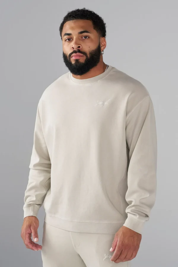 Youngla Shirts<5004-Cloud Comfort Set-Crewneck