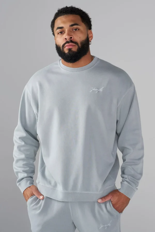 Youngla Shirts<5004-Cloud Comfort Set-Crewneck