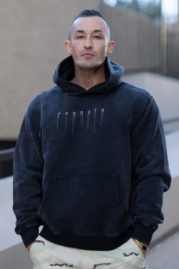 Youngla Outerwear<551-Drippy Skull Hoodie