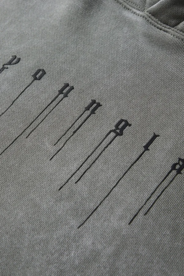 Youngla Outerwear<551-Drippy Skull Hoodie