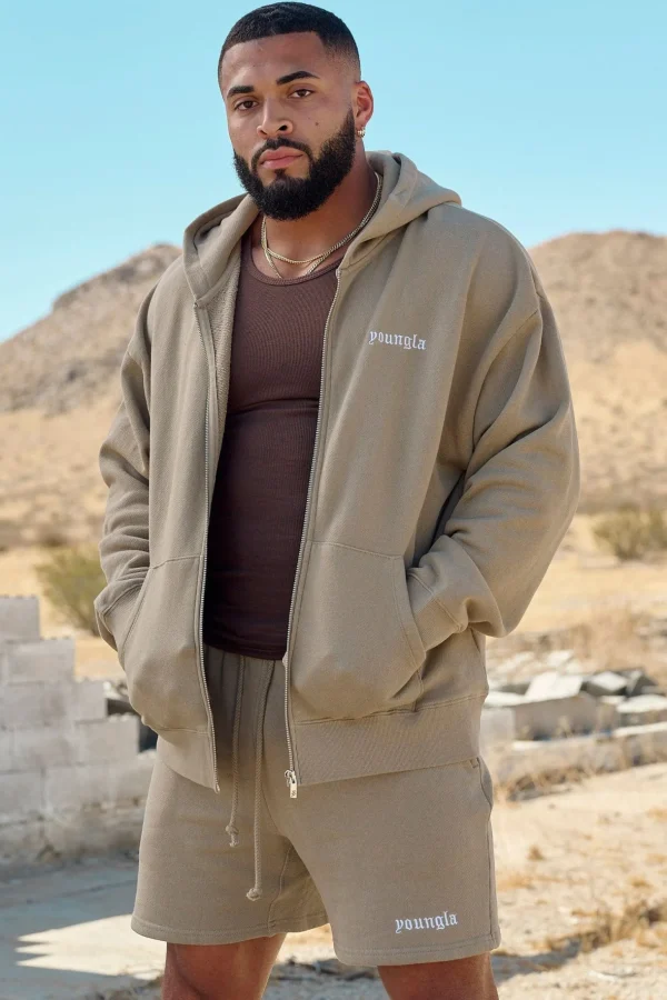 Youngla Outerwear<539 Earthy Collection-Hoodies