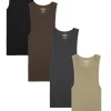 Youngla Tanks<349 Earthy Collection-Wife Lovers 4 Pack