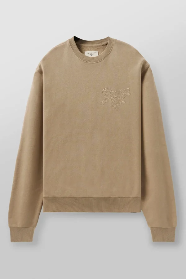 Youngla Outerwear<5092-Effortless Sets-Crewnecks