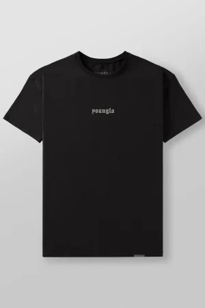 Youngla Shirts<4059-Fitted Metal Tee