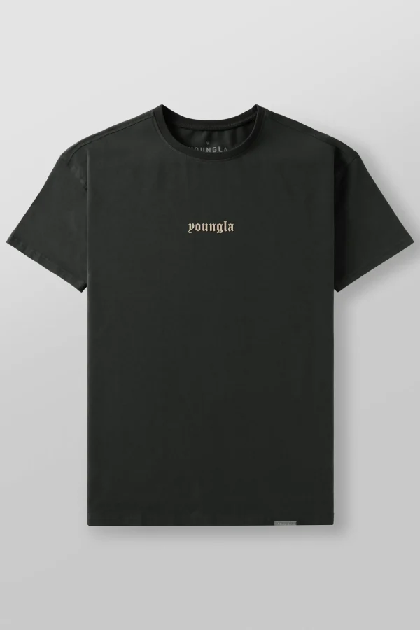 Youngla Shirts<4059-Fitted Metal Tee