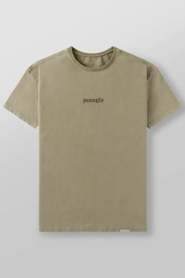 Youngla Shirts<4059-Fitted Metal Tee