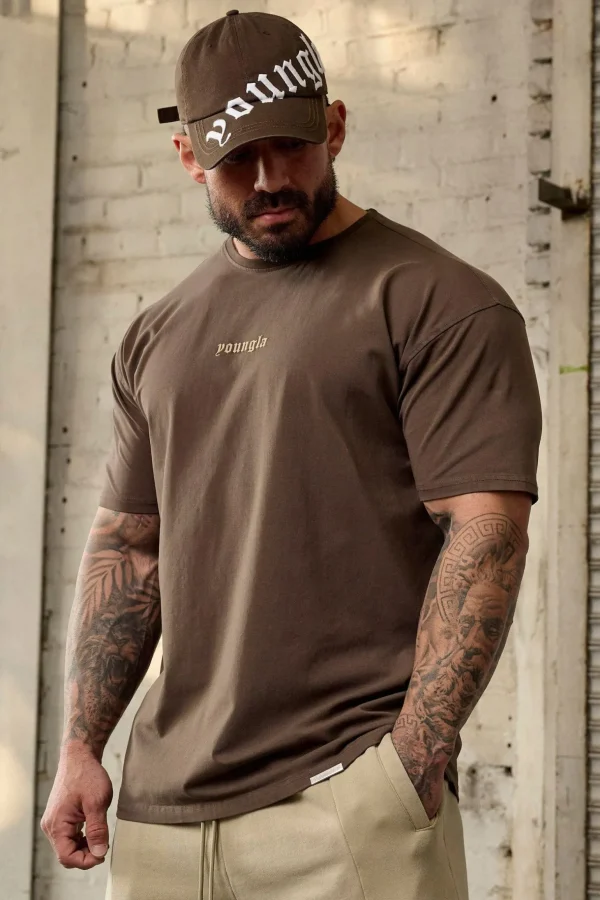 Youngla Shirts<4059-Fitted Metal Tee