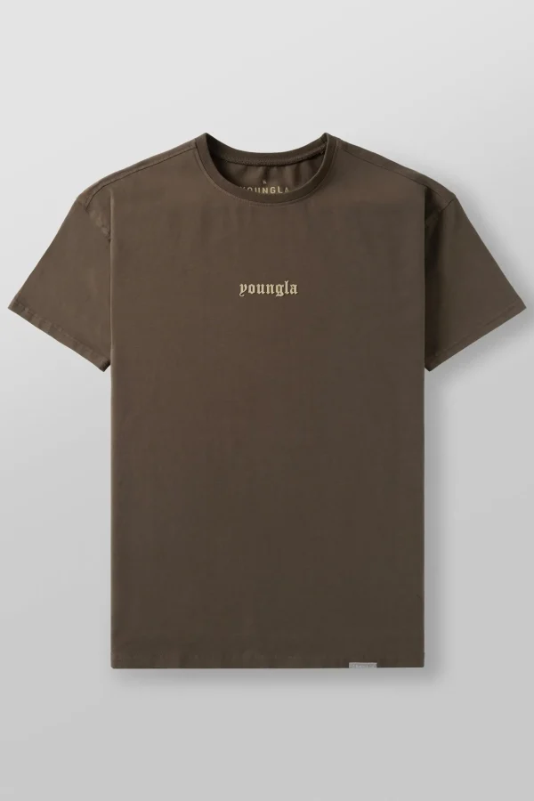 Youngla Shirts<4059-Fitted Metal Tee