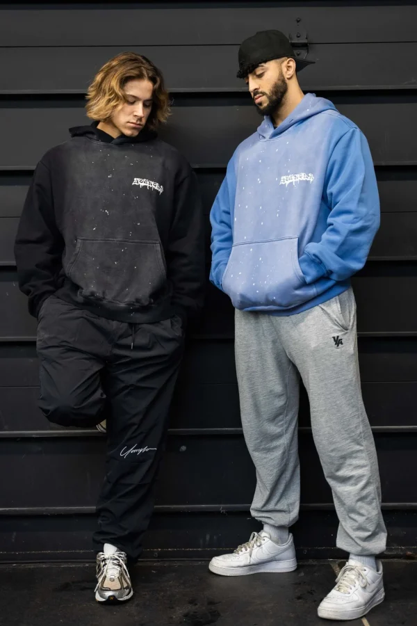 Youngla Outerwear<5081-Graffiti Hoodies