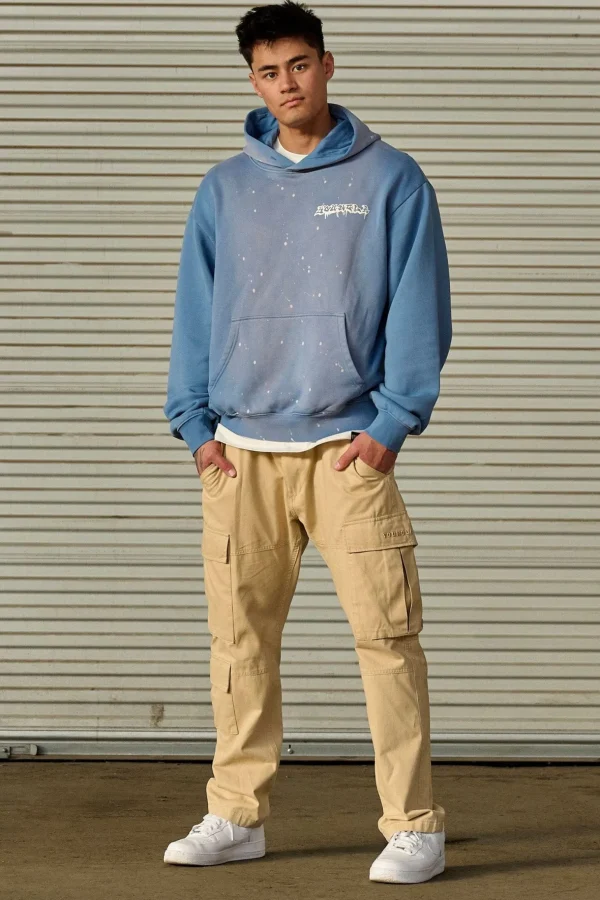 Youngla Outerwear<5081-Graffiti Hoodies