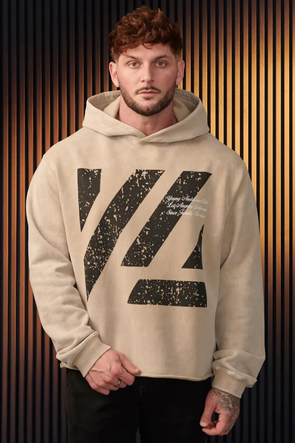 Youngla Outerwear<568-Icon Washed Hoodies