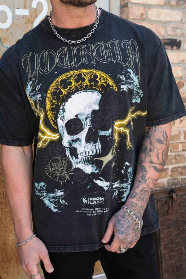 Youngla Shirts<4058-Inferno Tees