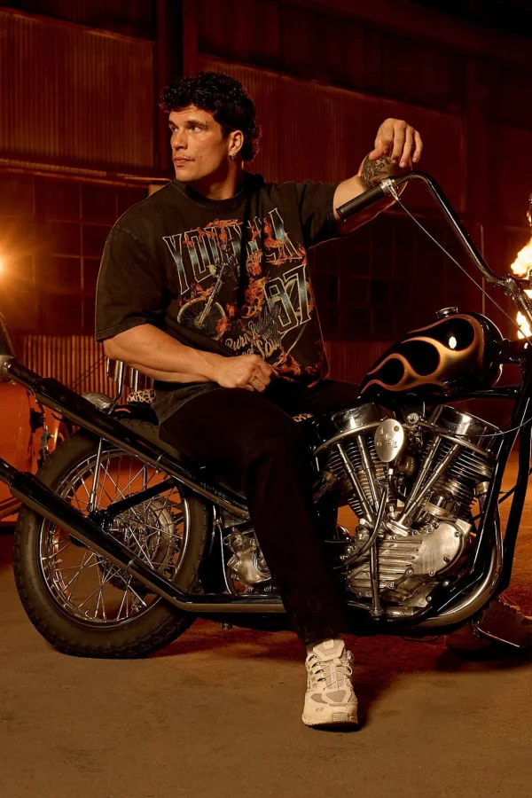 Youngla Shirts<4058-Inferno Tees