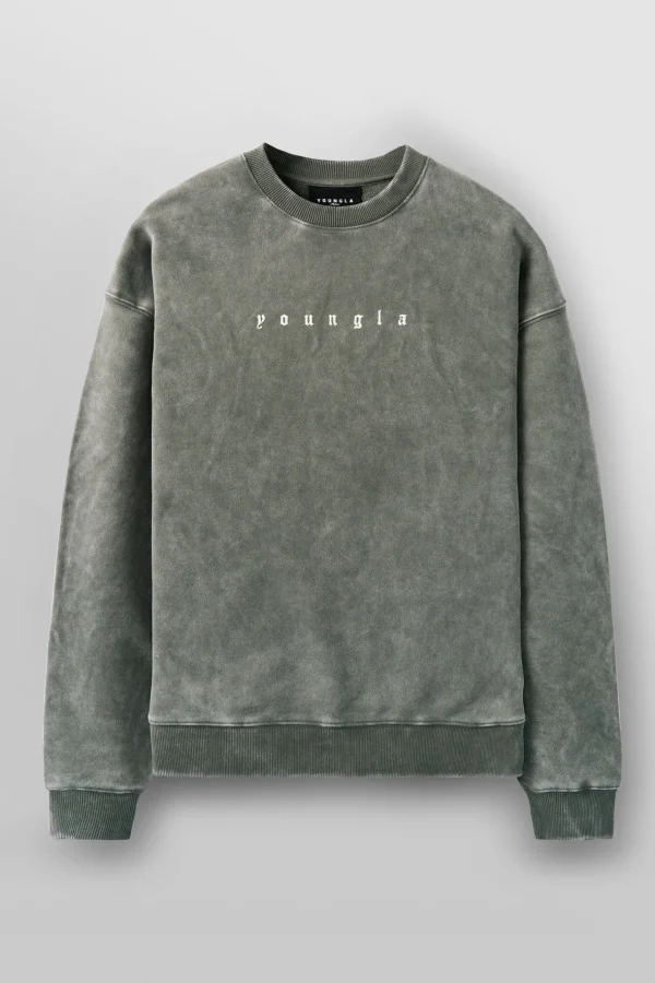 Youngla Outerwear<5099-Love Sets-Crewnecks