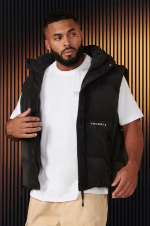Youngla Outerwear<528-Midnight Puffer Vest