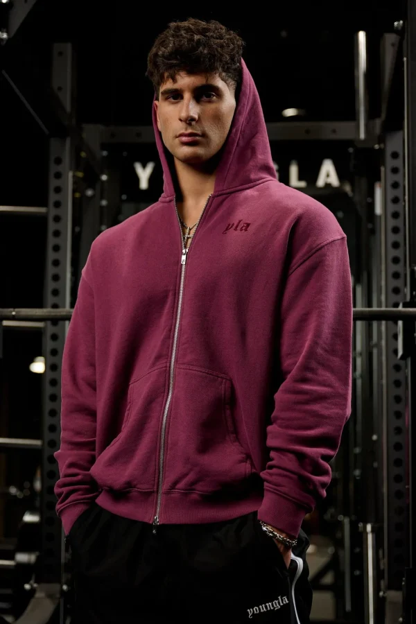 Youngla Outerwear<514-Monarch Zip-Up Hoodie 2.0