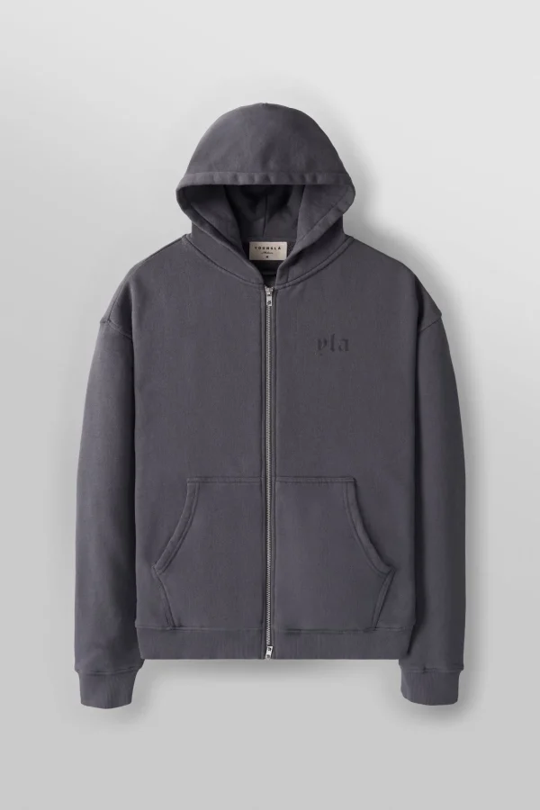Youngla Outerwear<514-Monarch Zip-Up Hoodie 2.0