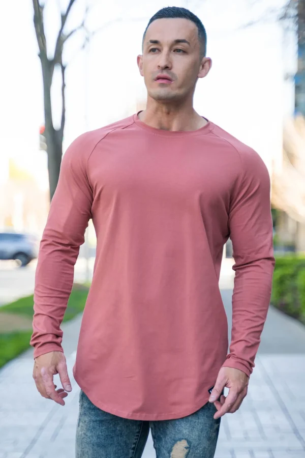 Youngla Shirts<410 Perfect Raglan Long Sleeve Shirts