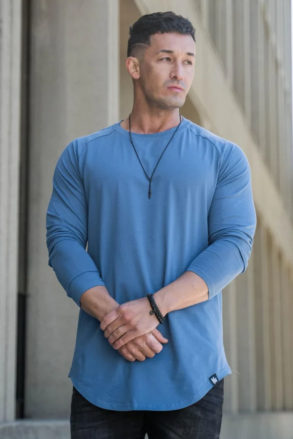 Youngla Shirts<410 Perfect Raglan Long Sleeve Shirts