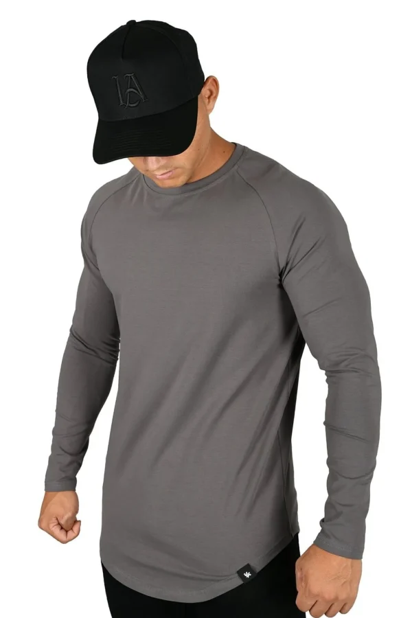 Youngla Shirts<410 Perfect Raglan Long Sleeve Shirts