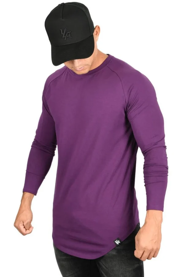 Youngla Shirts<410 Perfect Raglan Long Sleeve Shirts