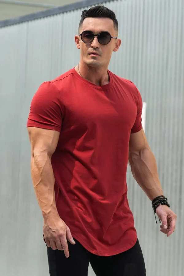 perfect_teescallop_botto_12.webp Youngla Shirts<402 Perfect Tee-Scallop Bottom