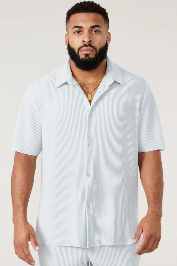 Youngla Shirts<448 Pleated Festival Shirts