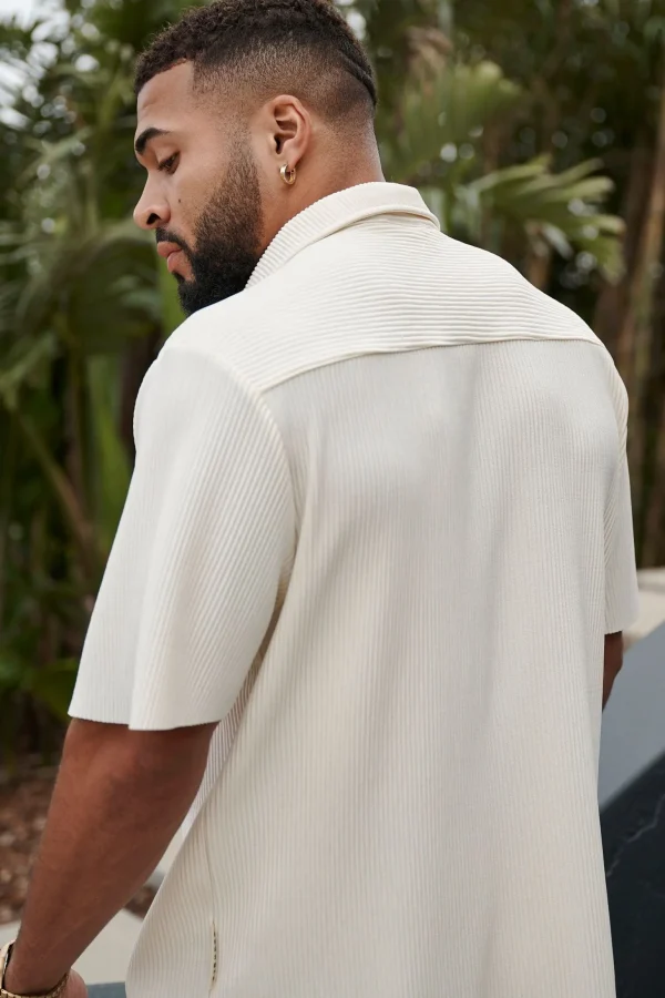 Youngla Shirts<448 Pleated Festival Shirts