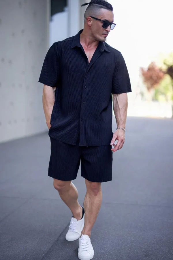 Youngla Shorts<148 Pleated Festival Shorts