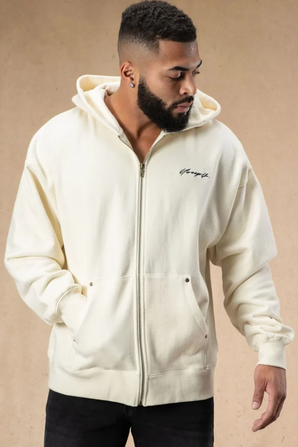 Youngla Outerwear<546 Rivet Zipup Hoodies