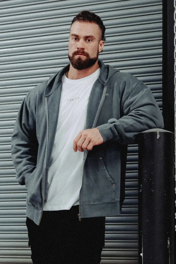 Youngla Outerwear<546 Rivet Zipup Hoodies