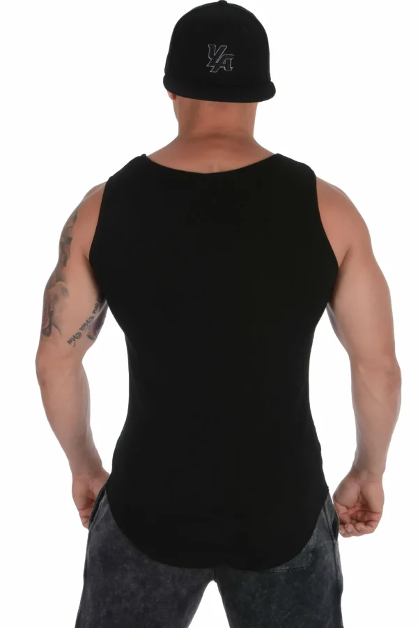 Youngla Tanks<314 Scoop Bottom Ribbed Tank