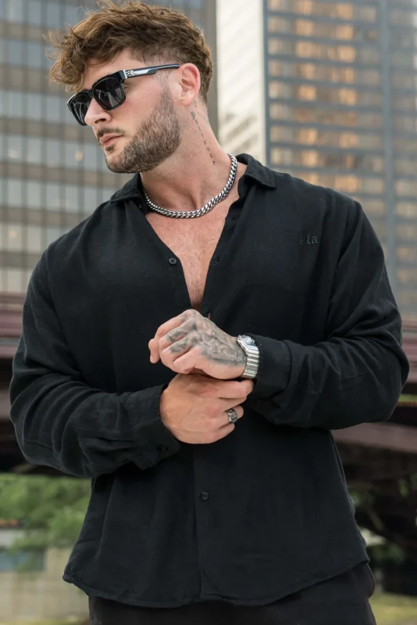 Youngla Shirts<825-Simply Linen Shirts