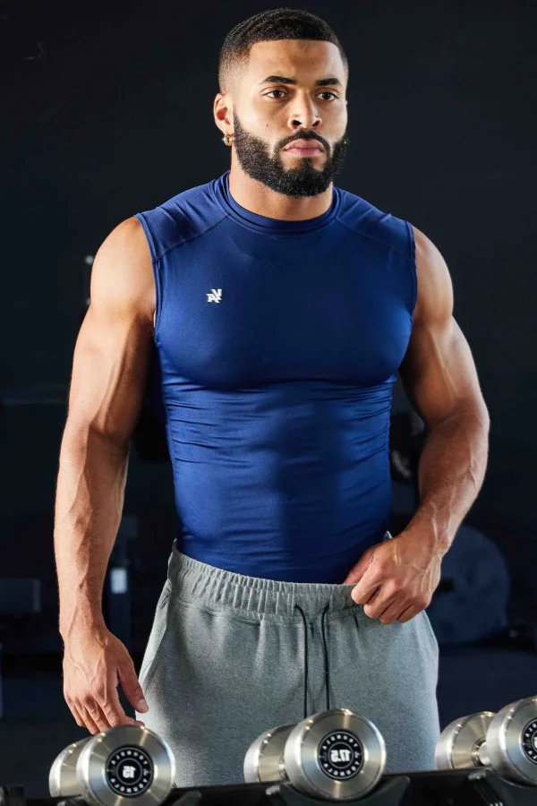 Youngla Tanks<315-Stealth Compression Cut-Offs