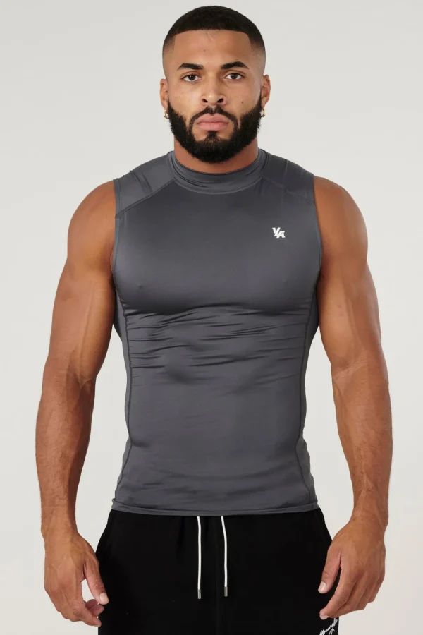 Youngla Tanks<315-Stealth Compression Cut-Offs