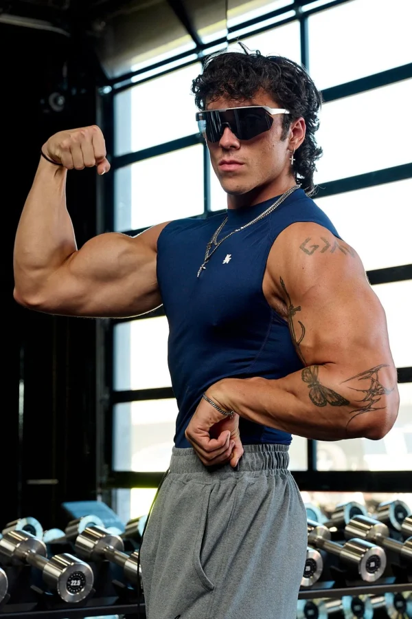 Youngla Tanks<315-Stealth Compression Cut-Offs