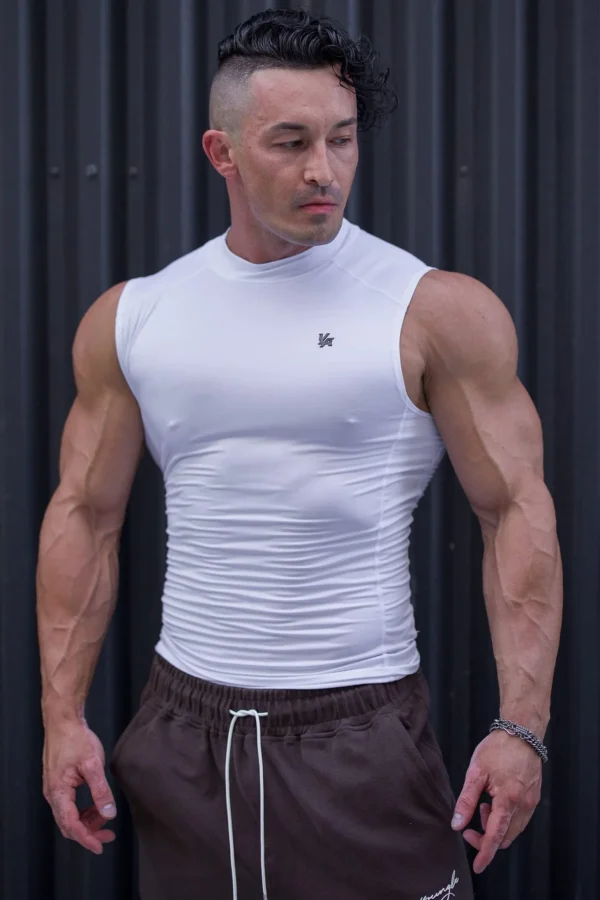 Youngla Tanks<315-Stealth Compression Cut-Offs