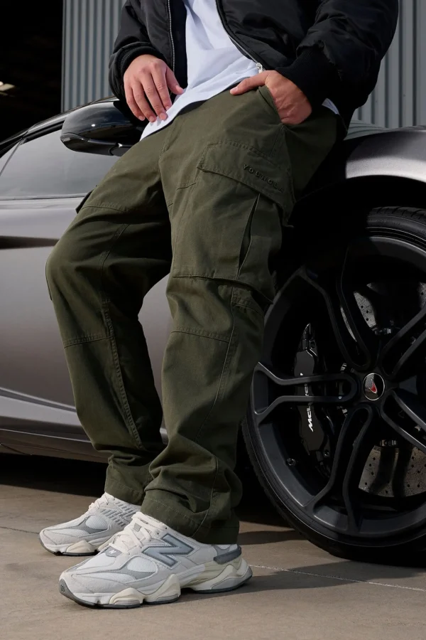 Youngla Pants & Jeans<616-Suburban Twill Cargos