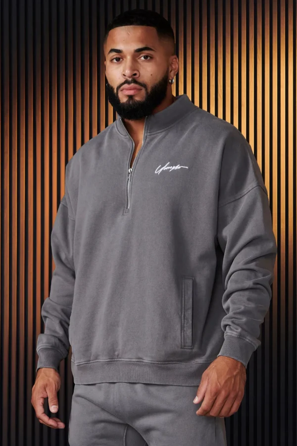 Youngla Outerwear<520-Sunday Quarter Zips