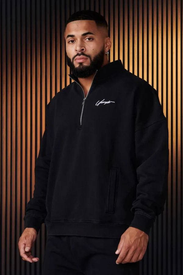 Youngla Outerwear<520-Sunday Quarter Zips