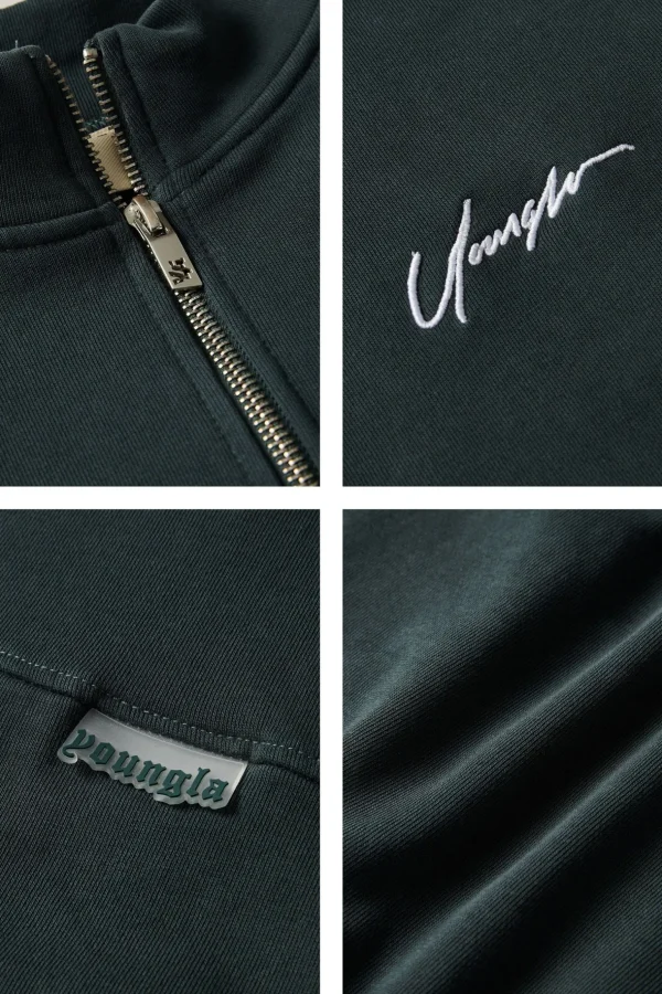 Youngla Outerwear<520-Sunday Quarter Zips