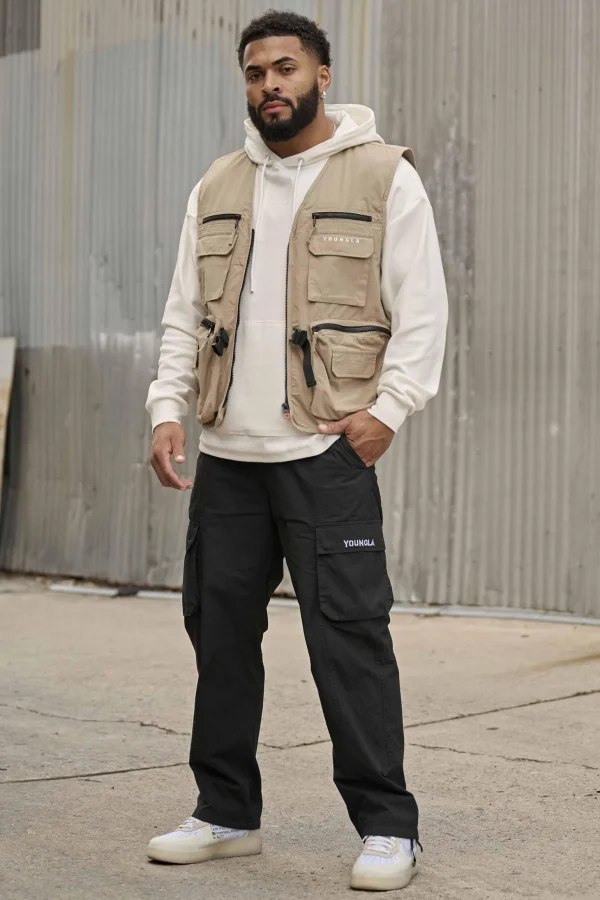 Youngla Outerwear<502-Utility Cargo Vest