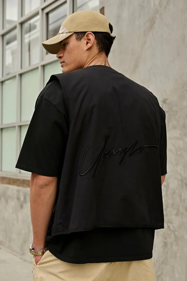 Youngla Outerwear<502-Utility Cargo Vest